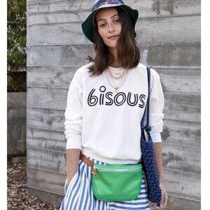 Clare V. Bisous Sweatshirt